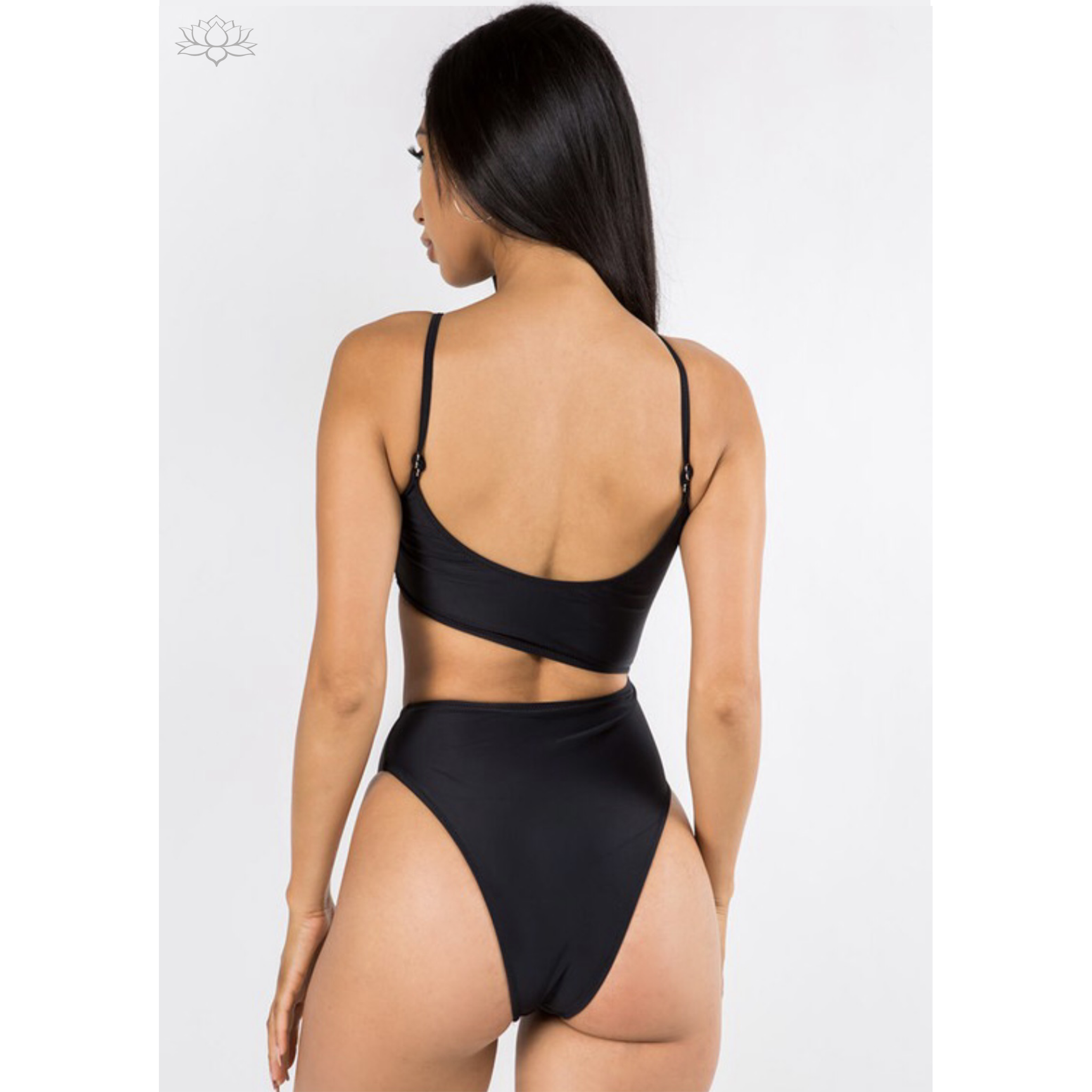 Contemporary Asymmetric Design-One Piece Swimsuit